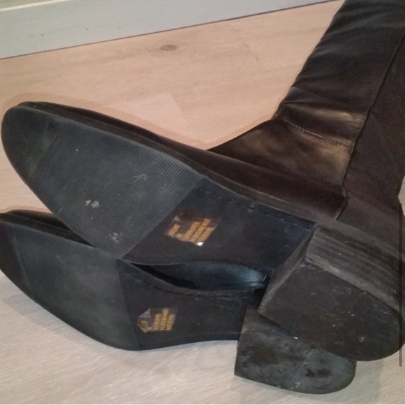 Steve Madden Haviland black leather over the knee boots - Picture 3 of 5